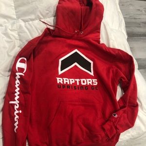 Raptors Uprising x Champion hoodie